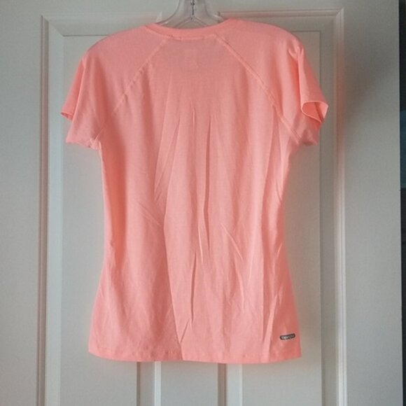 The North Face Vapor Wick neon peach t-shirt size small - Picture 5 of 5